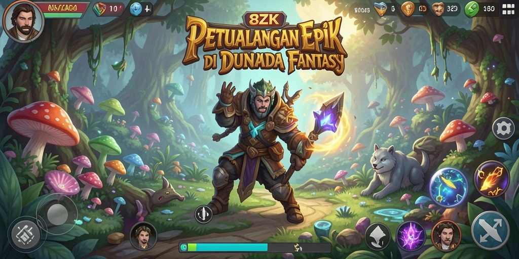 Tampilan gameplay RPG yang menakjubkan dari 8ZK.