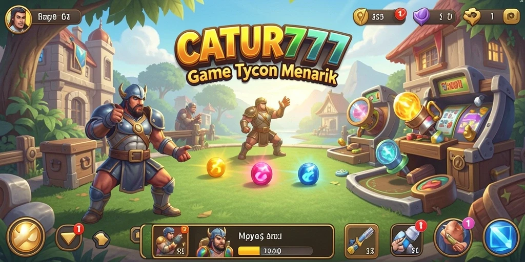 Tampilan gameplay Tycoon yang memikat dan menarik dalam CATUR777.