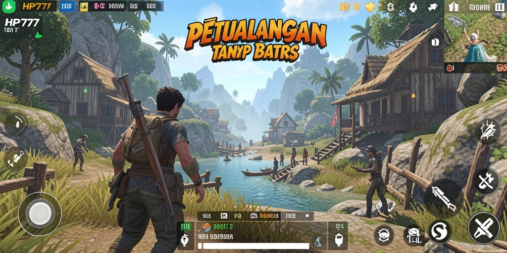 Tampilan didalam game HP777 menampilkan petualangan epik di dunia terbuka.