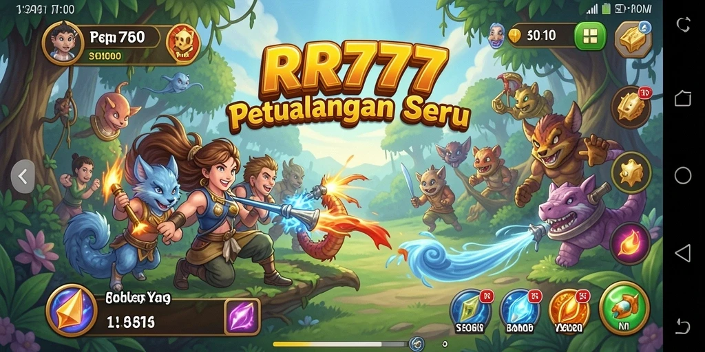 Gameplay menegangkan dalam petualangan RR777.